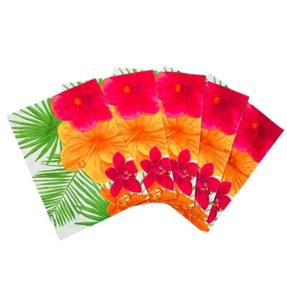 Sonoma Outdoors Tropical Hawaiian Placemats 5 Party Outdoors Picnic